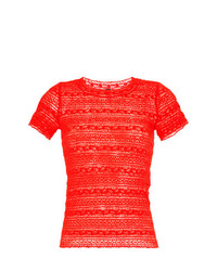 Marc Cain Embroidered Fitted T Shirt