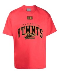 VTMNTS Embroidered Logo T Shirt