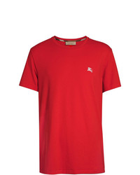 Burberry Equestrian Embroidered T Shirt