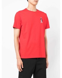 Hackett Harry Embroidered Cotton T Shirt
