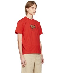Jacquemus Red La Montagne Le T Shirt Pistoun T Shirt