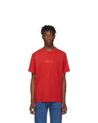 Levis Red Relaxed Logo T Shirt