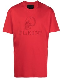 Philipp Plein Ss Skull Embroidered T Shirt
