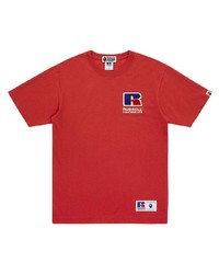 A Bathing Ape X Russell College T Shirt