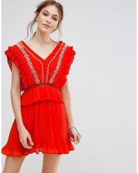 Moon River Embroidered Dress