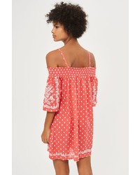 Topshop Embroidered Sun Dress