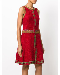 Dolce & Gabbana Embroidered Trim Dress