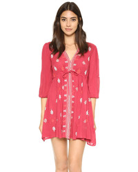 Free People Star Gazer Embroidered Dress