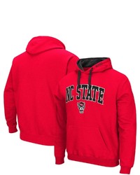 Colosseum Red Nc State Wolfpack Big Tall Arch Logo 20 Pullover Hoodie