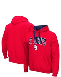 Colosseum Red St Johns Red Storm Arch Logo 20 Pullover Hoodie