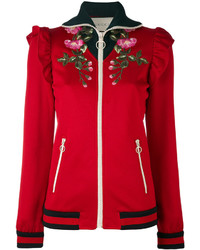 Gucci Technical Embroidered Jersey Jacket