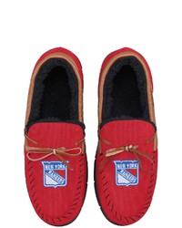 FOCO New York Rangers Corduroy Moccasin Slippers