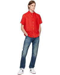 Polo Ralph Lauren Red Embroidered Shirt
