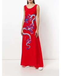 P.A.R.O.S.H. Embroidered Flared Dress
