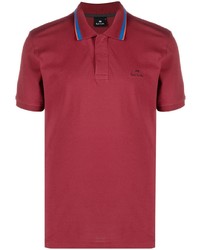 PS Paul Smith Logo Embroidered Polo Shirt