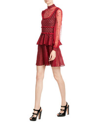 Alexander McQueen Embroidered Dress With Silk And Wool