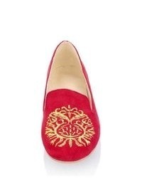 doremo Embroidered Vamp Loafers