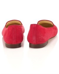 Schoshoes Coral Suede Helene Loafers