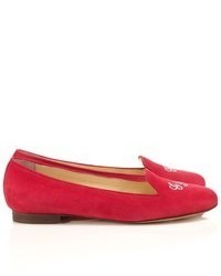 Schoshoes Coral Suede Helene Loafers