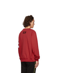 Gcds Red Logo Sweatshirt