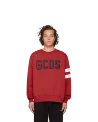 Gcds Red Logo Sweatshirt