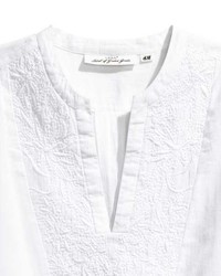 H&M Embroidered Cotton Tunic