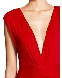 Abs Collection Sheath Dresses Red