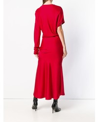 Calvin Klein 205W39nyc Asymmetric Draped Dress