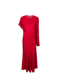 Calvin Klein 205W39nyc Asymmetric Draped Dress