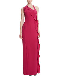 Raoul Billy Jean Draped Column Gown