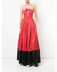 Alexis Mabille Colour Block Strapless Gown