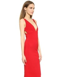Dsquared2 Column Gown With Crisscross Back