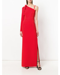 P.A.R.O.S.H. Crepe One Shoulder Gown