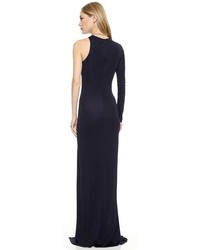 Yigal Azrouel Cut25 By One Shoulder Long Sleeve Gown