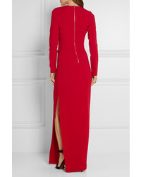 Lanvin Gathered Stretch Crepe Gown Fr34