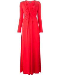 Halston Heritage Front Draped Gown