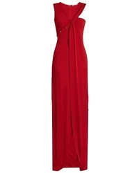 Thierry Mugler Mugler Asymmetric Neckline Sleeveless Gown