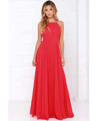 LuLu*s Mythical Kind Of Love Red Maxi Dress