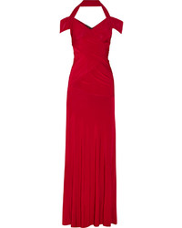 Donna Karan New York Halterneck Stretch Jersey Gown