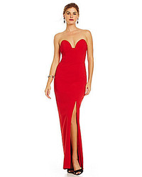 Nicole Miller Collection Techy Crepe Siren Strapless Gown