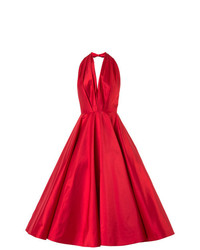 Romona Keveza Plunge Full Skirt Gown