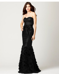JS Collections Strapless Belted Mermaid Gown