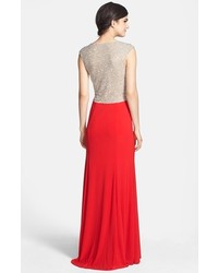 Xscape Evenings Xscape Crystal Back Jersey Gown