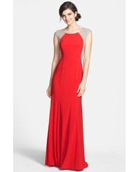 Xscape Evenings Xscape Crystal Back Jersey Gown