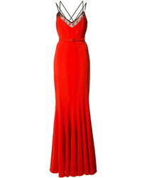 Zac Posen Zac X Betty Boop Drill Skirt Gown