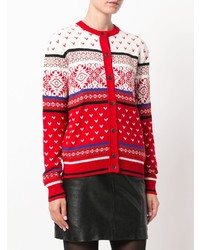 MSGM Embroidered Knitted Cardigan