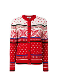 MSGM Embroidered Knitted Cardigan