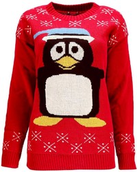 Boohoo Nikki Penguin Christmas Jumper