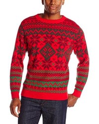 Alex Stevens Bright And Bold Fairisle Ugly Christmas Sweater