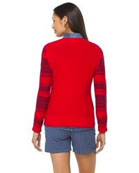 Merona Fair Isle Crew Neck Pullover Sweater